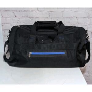 Robert Graham Weekender Duffel Bag Black Ballistic Nylon Travel GUC